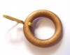 8 Stück Holz Ringe mit Faltenhaken Eiche Ø 20 mm