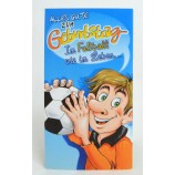 Geburtstagskarte Glückwunschkarte Fußball-Leben sk6115