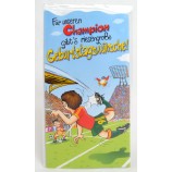 Geburtstagskarte Glückwunschkarte Fußball-Champion sk6116